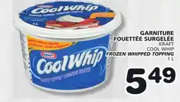 Marches Tradition KRAFT COOL WHIP FROZEN WHIPPED TOPPING offer