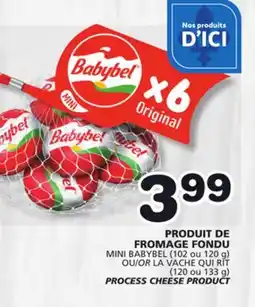 Marches Tradition MINI BABYBEL (102 or 120 g) VACHE QUI RIT (120 or 133 g) PROCESS CHEESE PRODUCT offer