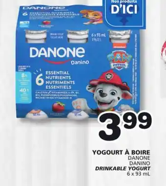 Marches Tradition DANONE DANINO DRINKABLE YOGURT offer