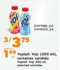 Provigo YOPLAIT YOP , (200 ML) offer