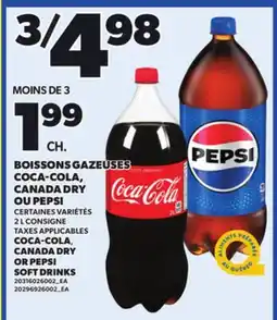 Provigo COCA-COLA, CANADA DRY OR PEPSI SOFT DRINKS 2 L offer
