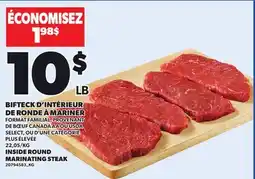 Provigo INSIDE ROUND MARINATING STEAK offer