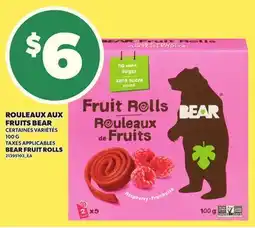 Provigo BEAR FRUIT ROLLS, 100 G offer