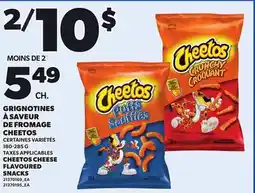 Provigo CHEETOS CHEESE FLAVOURED SNACKS, 180-285 G offer