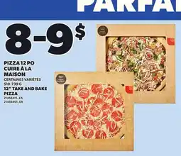 Provigo 12 TAKE AND BAKE PIZZA, 510-739 G offer
