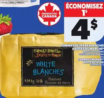 Provigo FARMER'S MARKET WHITE POTATOES, 10 LB offer