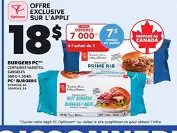 Provigo PC BURGERS, 568 G-1,36 KG offer