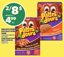 Provigo DARE BEAR PAWS SOFT COOKIES, 168-240 G offer