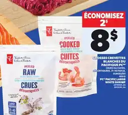 Provigo PC PACIFIC LARGE WHITE SHRIMP, 400 G offer