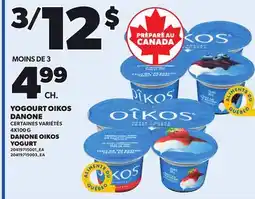 Provigo DANONE OIKOS YOGURT, 4X100 G offer