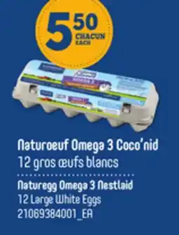 Provigo NATUREGG OMEGA 3 NESTLAID, 12 LARGE WHITE EGGS offer
