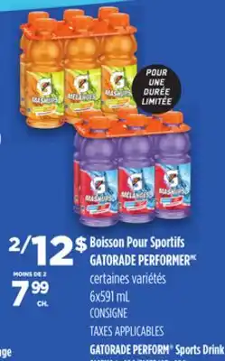 Provigo GATORADE PERFORM SPORTS DRINK offer