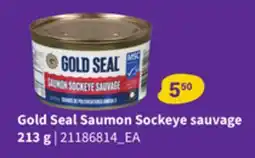 Provigo GOLD SEAL SAUMON SOCKEYE SAUVAGE, 213 G offer
