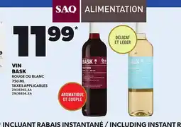 Provigo VIN BASK, 750 ML offer