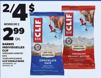 Provigo CLIF SINGLE BARS, 68 G offer