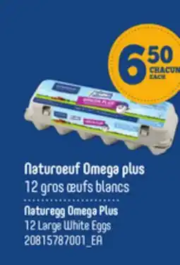 Provigo NATUREGG OMEGA PLUS 12 LARGE WHITE EGGS offer