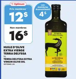 Provigo TERRA DELYSSA EXTRA VIRGIN OLIVE OIL, 1 L offer
