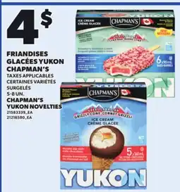Provigo CHAPMAN'S YUKON NOVELTIES offer
