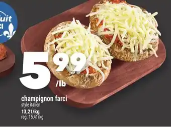 Marche Ami CHAMPIGNON FARCI offer
