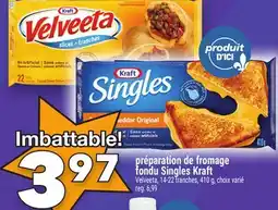 Marche Ami Préparation de fromage fondu Singles Kraft offer