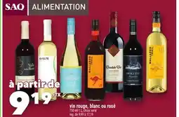 Marche Ami vin rouge, blanc ou rosé offer