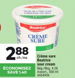 Giant Tiger Beatrice sour cream offer