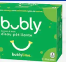 Giant Tiger Bubly flavoured sparkling water offer