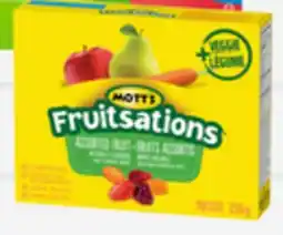Giant Tiger Mott's Fruitsations fruit snacks offer