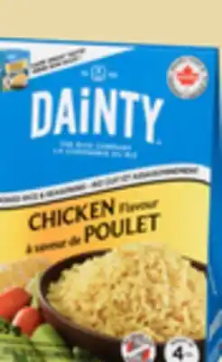 Giant Tiger Dainty Rice-a-Roni or Dainty rice side dish offer