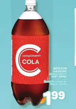 Marché Bonichoix COMPLIMENTS SOFT DRINK offer