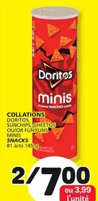 Marché Bonichoix FUNYUNS MINIS MINIS SNACKS SNACKS offer