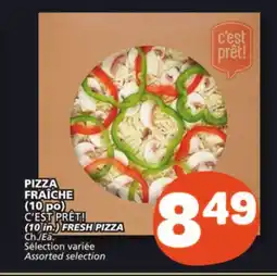 Marché Bonichoix C'EST PRÊT! (10 in.) FRESH PIZZA offer