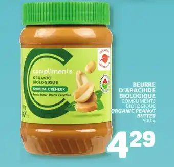 Marché Bonichoix PEANUT ORGANIC PEANUT BUTTER BUTTER offer