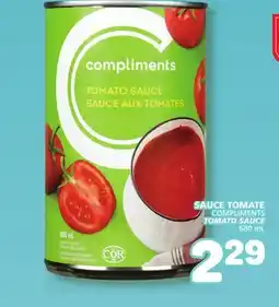 Marché Bonichoix COMPLIMENTS TOMATO SAUCE offer