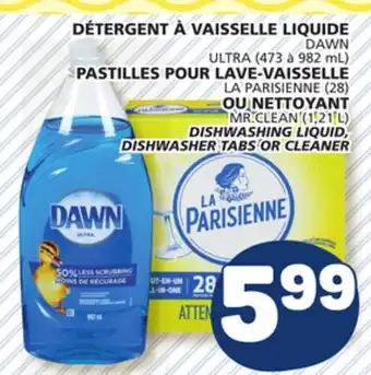 Marché Bonichoix DAWN DISHWASHER TABS OR CLEANER offer