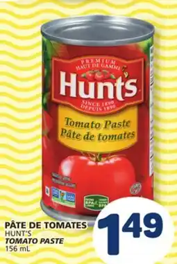 Marché Bonichoix HUNT'S TOMATO PASTE offer