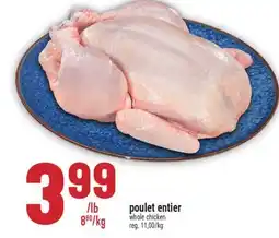 Marché Adonis POULET ENTIER | WHOLE CHICKEN offer