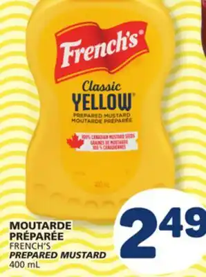 Marché Bonichoix FRENCH'S PREPARED MUSTARD offer