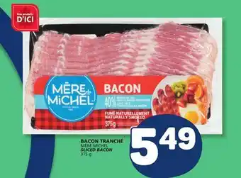Marché Bonichoix MÈRE MICHEL SLICED BACON offer