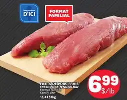 Marché Bonichoix FRESH PORK TENDERLOIN offer
