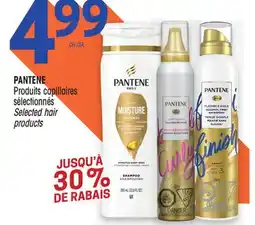 Uniprix PANTENE Produits capillaires sélectionnés /Selected hair products offer