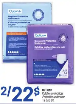 Uniprix OPTION+ Culottes protectrices/ Protective underwear offer