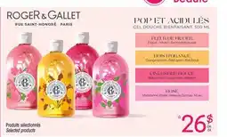 Uniprix ROGER & GALLET Produits sélectionnés/Selected products offer