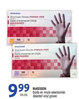 Uniprix McKESSON Gants en vinyle sélectionnés/Selected vinyl gloves offer
