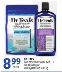 Uniprix DR TEAL'S Bain moussant Sel d'Epsom pur/Bubble bath Pure Epsom salt offer