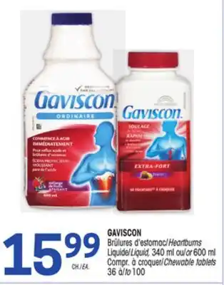 Uniprix GAVISCON Brûlures d'estomac/Heartburns offer