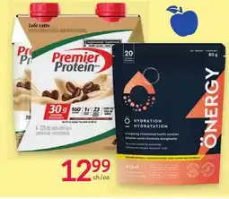 Uniprix PREMIER PROTEIN, ONERGY Produits Sélectionnes / Selected Products offer