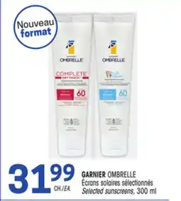 Uniprix GARNIER OMBRELLE Écrans solaires sélectionnés / Selected sunscreens offer