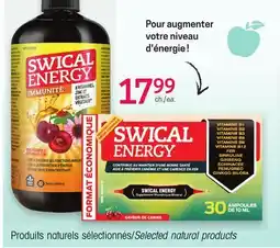 Uniprix SWICAL ENERGY Produits naturels sélectionnés/Selected natural products offer