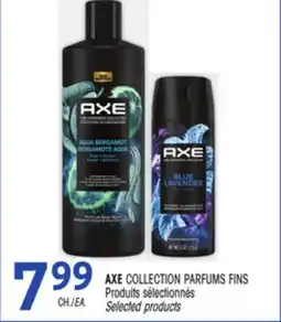 Uniprix AXE COLLECTION PARFUMS FINS Produits sélectionnés / Selected products offer